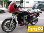 Fuel tank and accessories for the Yamaha XJ 600 N - 1986