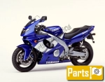 Yamaha Yzf-r6 600 H - 2002 | Alle onderdelen