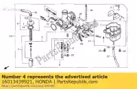 16013439921, Honda, conjunto flotante honda ca nx 125 250 1988 1989 1990 1991 1993 1995 1996, Nuevo