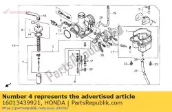 Qui puoi ordinare set galleggiante da Honda , con numero parte 16013439921: