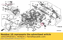 clip, slang (d15. 8) van Honda, met onderdeel nummer 16453MGE003, bestel je hier online: