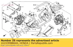 Qui puoi ordinare tubo da Honda , con numero parte 16193MBB640: