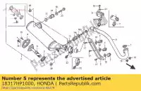 18317HP1000, Honda, Pararrayos comp., chispa honda trx 450 2004 2005, Nuevo