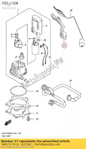 suzuki 3481517K10 za??cznik, wska?nik poziomu paliwa level - Dół