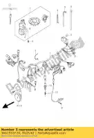 3661931F20, Suzuki, gids, bedrading ha suzuki gsf 1200 2001 2002 2003 2004 2005, Nieuw