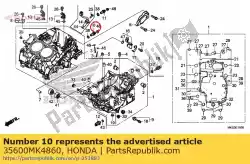 Here you can order the switch assy., neutral from Honda, with part number 35600MK4860: