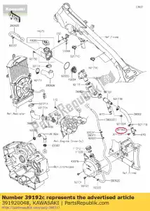 kawasaki 391920048 pipe-water, rr head vn900b6f - Il fondo