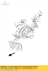 Qui puoi ordinare parafango posteriore c0mp. Da Yamaha , con numero parte 4NKY2161K033: