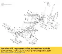 1C0016085, Piaggio Group, cuscinetto dello sterzo inferiore aprilia derbi gilera piaggio vespa fly gts super lbmc25c lbmc25e0, lbmc25e1 lbmc50100, lbmc50101 lbmc50200, lbmc50201 lbmca2100 lbmca220 lbmcd2100 lbmcd2200 lbmce0100 lbmm70100 lbmme0100 liberty lx lxv medley met0000ea met0000ha, metm858e, met0002ha, metm, Nuovo