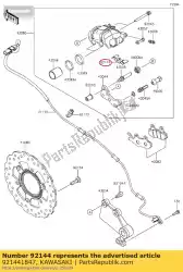 Qui puoi ordinare molla, pad kr150-b2 da Kawasaki , con numero parte 921441847: