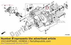 Here you can order the shaft, water pump from Honda, with part number 19216HP5600: