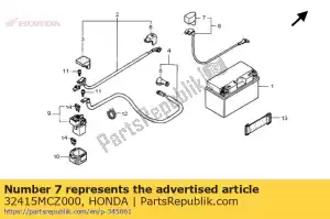 Honda 32415MCZ000 pokrywa, zacisk akumulatora - Dół