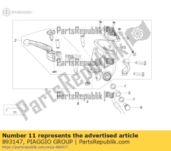 Aprilia 893147, Fairlead, OEM: Aprilia 893147