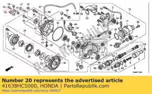 honda 41638HC5000 shim h, differentieelgeval (0.85) - Onderkant