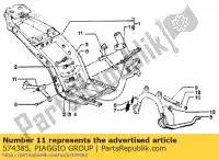 574385, Piaggio Group, Support piaggio skipper 125 150 1998 2000, New