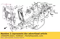 19006MCJ003, Honda, colarinho honda cb cbr gl vtr vtx 900 1000 1800 2000 2001 2002 2003, Novo