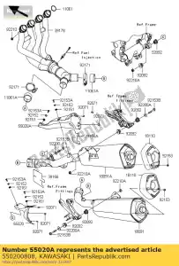 Kawasaki 550200808 stra?nik, r - Dół