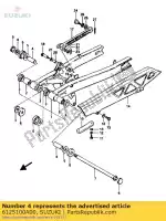 6125100A00, Suzuki, spacer, rr swing suzuki gsx  es ef e gsxr gsx1100 1150eesef gsx1100esef gsx1150ef 1100 , Nowy