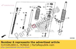 geen beschrijving beschikbaar op dit moment van Honda, met onderdeel nummer 51410K28911, bestel je hier online: