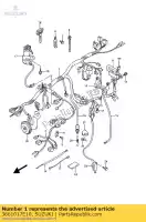 3661017E10, Suzuki, faisceau, câblage suzuki gsx r750w 750 , Nouveau