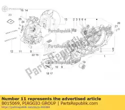 Qui puoi ordinare ugello calibrato da Piaggio Group , con numero parte B015069: