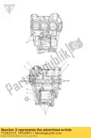 T3202323, Triumph, bullone, hhf, m8x1,25x80, slv triumph america carbs america efi bonneville & bonneville t100 carbs bonneville & bonneville t100 efi bonneville efi > 380776 bonneville from vin 380777 & se bonneville from vin 380777/ se bonneville t100 efi daytona 675 from vin 381275 day, Nuovo