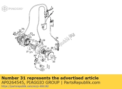 Aprilia AP0264545, écu, OEM: Aprilia AP0264545