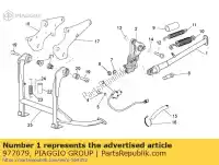 977079, Piaggio Group, stojak boczny moto-guzzi breva breva v ie norge norge polizia berlino sport zgulps01, zgulpt00, zgulps03 850 1100 1200 2005 2006 2007 2008 2016 2017, Nowy