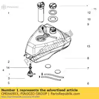 CM066903, Piaggio Group, Niveaumeter gilera ice 50 1998, Nieuw