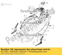 657383, Piaggio Group, poignée passager piaggio mp zapm75100 zapta0100 zapta2100 zaptd2100 125 300 2011 2016 2017 2018 2019 2020 2021 2022, Nouveau