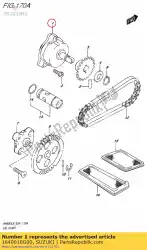 Aquí puede pedir conjunto de bomba, eng o de Suzuki , con el número de pieza 1640010G00: