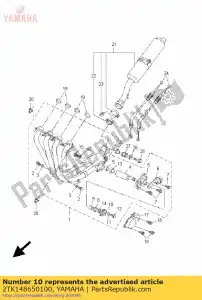 yamaha 2TK148650100 kr??ek linowy - Dół