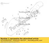 65102900YR5, Piaggio Group, vorderradkotfl?gel     , New