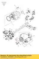 T1220457, Triumph, spindle idler gear triumph adventurer > 71698 adventurer 71699 > america carbs america efi bonneville & bonneville t100 carbs bonneville & bonneville t100 efi bonneville efi > 380776 bonneville from vin 380777 & se bonneville from vin 380777/ se bonnevi, New