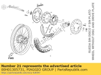 00H01305731, Aprilia, spoke, New