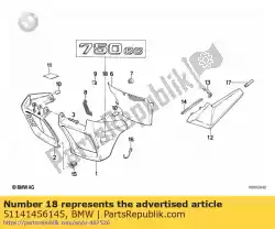 sticker - 750cc rt / si van BMW, met onderdeel nummer 51141456145, bestel je hier online: