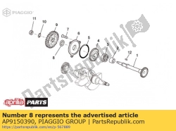 Aprilia AP9150390, Oil seal d28x20x6, OEM: Aprilia AP9150390