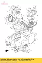 Tutaj możesz zamówić rura 1 (l400) od Yamaha , z numerem części 5EL143480000: