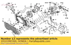 Ici, vous pouvez commander le aucune description disponible pour le moment auprès de Honda , avec le numéro de pièce 19101MEJJ00: