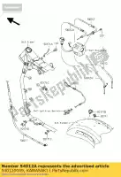 540120049, Kawasaki, kabel-gasklep sluitend vn2000- kawasaki vn 2000 2004, Nieuw