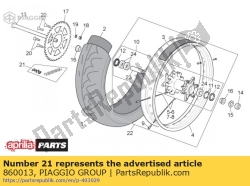 Aprilia 860013, ?a?cuch cpl conn. link, OEM: Aprilia 860013