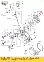 920461217, Kawasaki, Aguja de rodamiento klx650-a1 kawasaki  klx kx 65 80 85 650 1993 1994 1995 1996 1998 1999 2000 2001 2002 2003 2005 2006 2007 2008 2009 2010 2011 2012 2013 2014 2015 2016 2017 2018 2019 2020, Nuevo