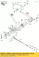 430071190, Kawasaki, rod-torque kawasaki w  a c cafe style special edition final ej800 w650 w800 650 800 , New