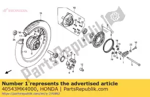Honda 40543MK4000 adjuster,chain - Bottom side