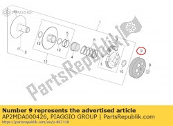 Aprilia AP2MDA000426, Carcaça da embreagem, completa, OEM: Aprilia AP2MDA000426