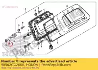 90502GG2000, Honda, ko?nierz, rr. b?otnik honda  cbr nc trx vt 250 350 400 450 600 700 750 1000 2000 2001 2002 2004 2005 2006 2007 2008 2009 2010 2011 2012 2013 2017 2018 2019 2020, Nowy