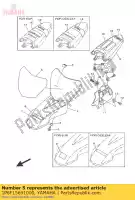 1P6F15691000, Yamaha, grafico 1 yamaha  tt r 50 2007 2008 2009 2010 2011 2012 2013 2014 2015 2016 2017, Nuovo