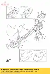 Qui puoi ordinare grafico 1 da Yamaha , con numero parte 1P6F15691000: