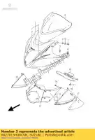 6827015H00CVN, Suzuki, tape set, body c suzuki gsx bking bka bkau2 hayabusa ru2 r bk bku2 gsx1300r 1300 , Nieuw