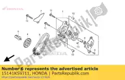 Aqui você pode pedir o corrente, bomba de óleo (54l) em Honda , com o número da peça 15141KSVJ11: